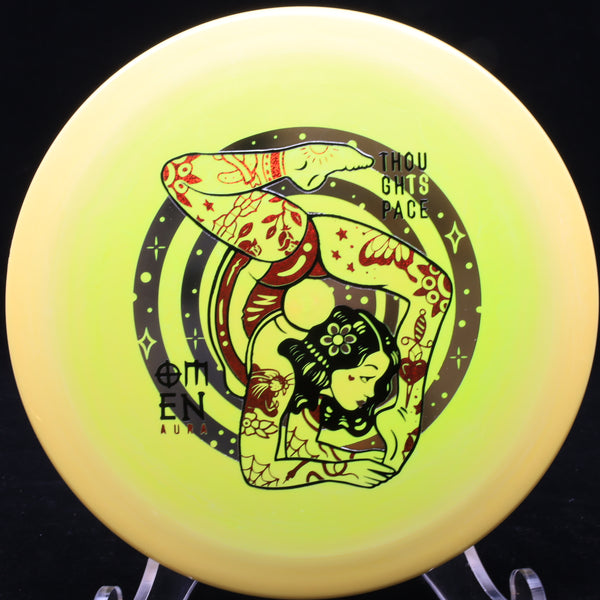 thought space athletics - omen - aura - distance driver 170-175 / yellow orange/silver red/172
