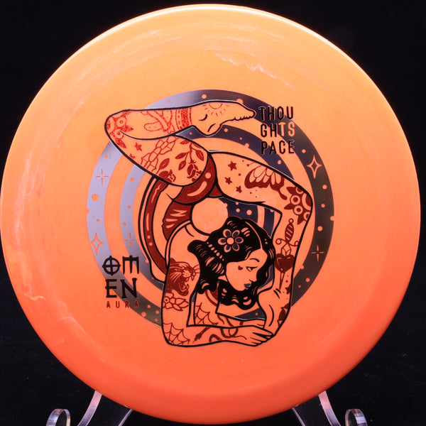 thought space athletics - omen - aura - distance driver 170-175 / orange carrot/silver red/171