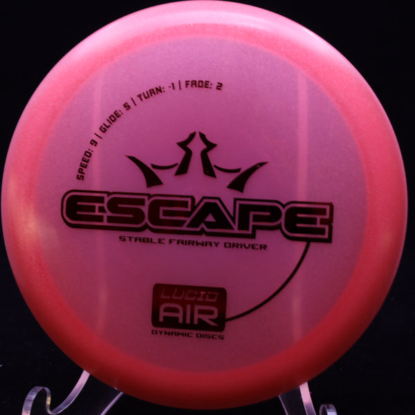 dynamic discs - escape - lucid - air - fairway driver 145-159 / red strawberry/red/159