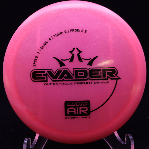 dynamic discs - evader - lucid air - fairway driver 145-159 / pink/black/156