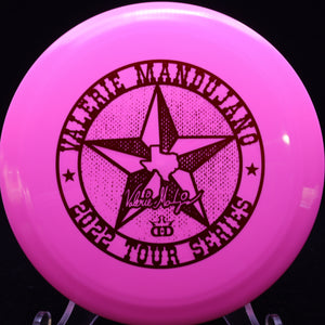 dynamic discs - vandal - fuzion-x - valerie mandujano pink/red/173