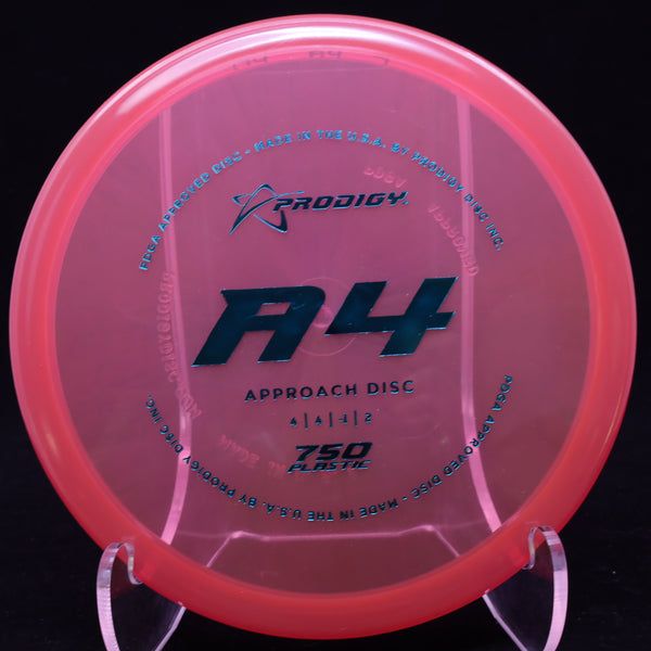 prodigy - a4 - 750 plastic - approach disc red/teal/174