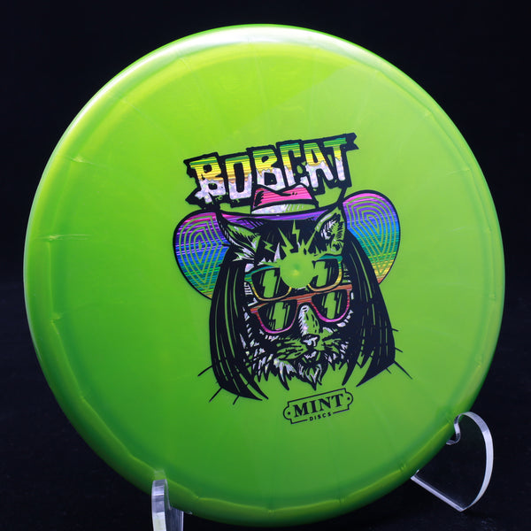 mint discs - bobcat - sublime plastic - midrange green lime/rainbow/177