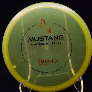 mint discs - mustang - eternal plastic - midrange orange pale/orange/177