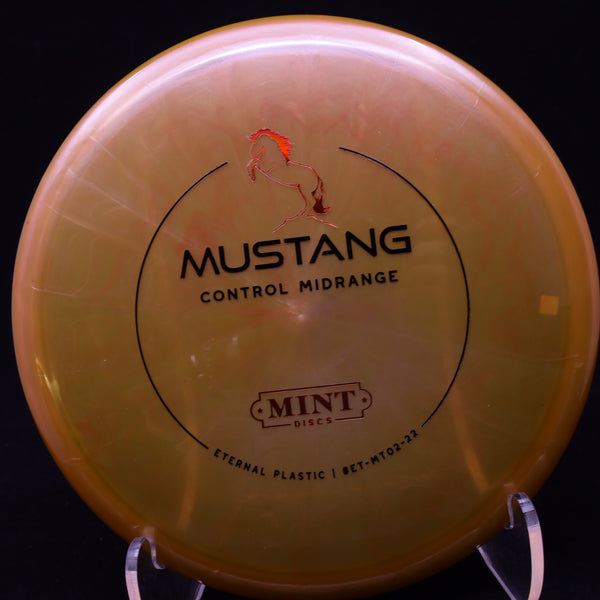 mint discs - mustang - eternal plastic - midrange orange/red/177
