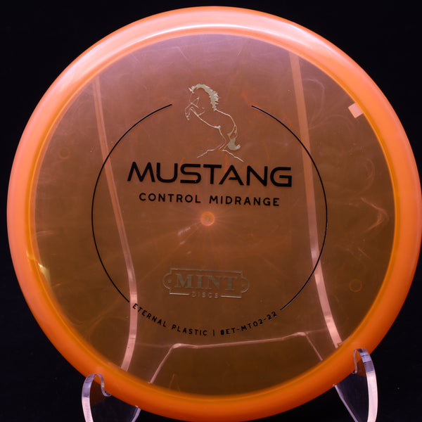 mint discs - mustang - eternal plastic - midrange orange/gold/174
