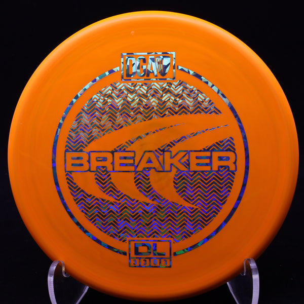 dga - breaker - d line - putt & approach orange/blue shards/174