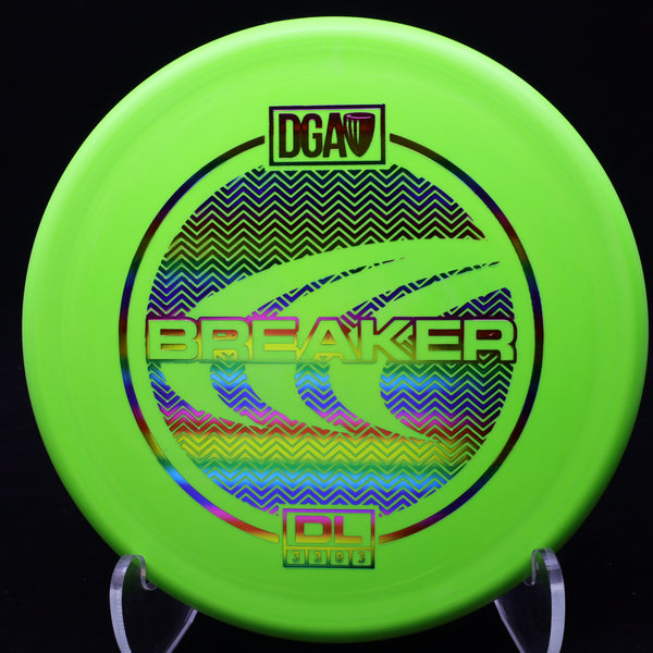 dga - breaker - d line - putt & approach green lime/rainbow/172