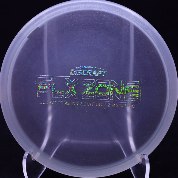 discraft - zone - flx metallic z - ledgestone edition clear/silver confetti/174