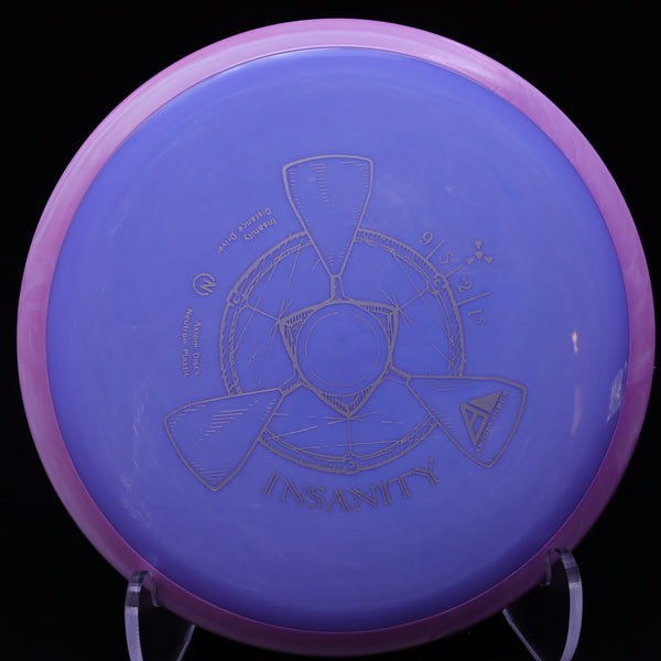 axiom - insanity - neutron plastic - distance driver 155-159 / blue wash/pink mix/158