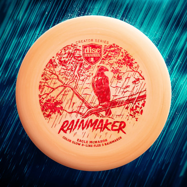 Discmania - Rainmaker - Color Glow D-Line Flex 3 - Eagle McMahon Creator Series APPROACH PUTTER Disc Golf DISC GOLF ACCESSORY disc golf discs disc golf discs for sale Discmania DISCMANIA MANUFACTURING Driving putter EAGLE MCMAHON put putt putt & Approach Putt and Approach Putter Putting