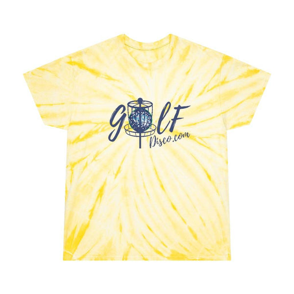 t shirt, "golfdisco.com" tie-dye tee, cyclone, adult, short sleeve