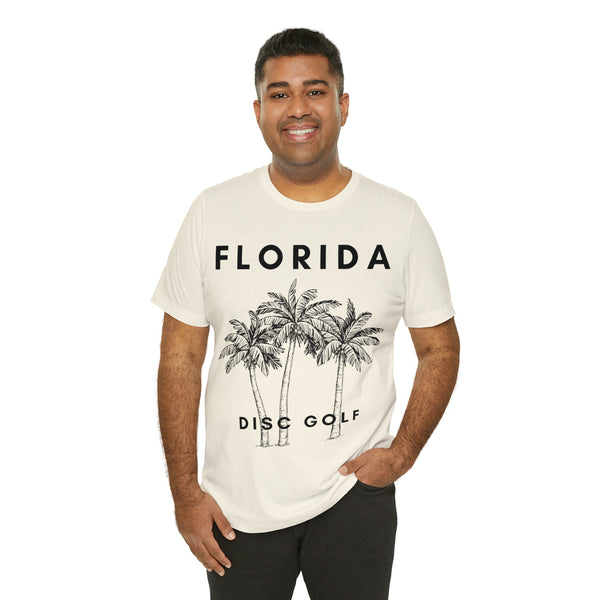 T shirt "Florida Disc Golf"    Unisex Adult Size short sleeve Jersey tee  -  Bella and Canvas soft tee
