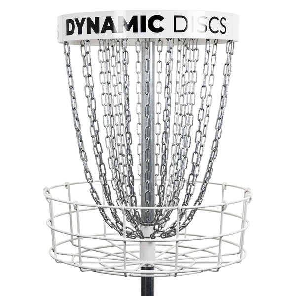 dynamic discs patriot basket permanent - includes ground sleeve, locking collar, and padlock