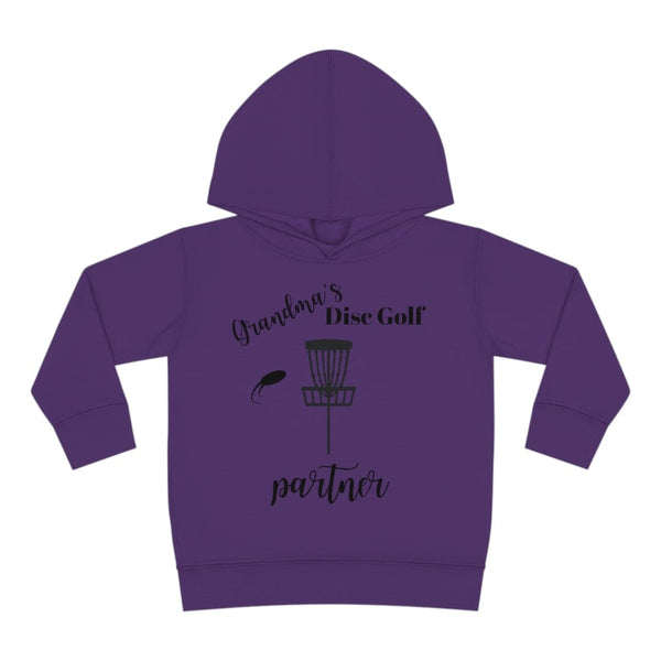 Grandma's Disc Golf Partner" Toddler Pullover/sweatshirt Fleece Hoodie - 2T to 6T - GolfDisco.com