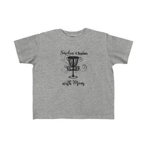 Toddler shirt, short sleeve " Smokin' chains with mom " 2T-6T - GolfDisco.com