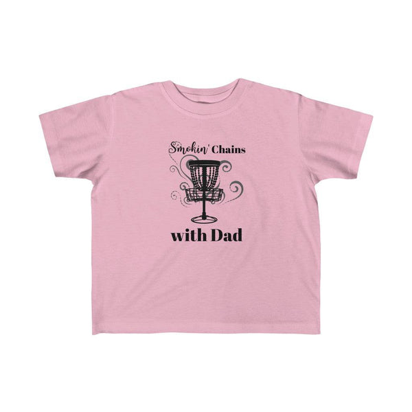 "SMOKIN' CHAINS WITH DAD" TODDLER SHIRT, SHORT SLEEVE   2T-6T - GolfDisco.com