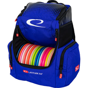latitude 64 - core pro bag, disc golf bag - backpack blue