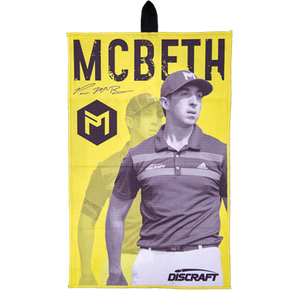 discraft - microfiber towel - paul mcbeth signature